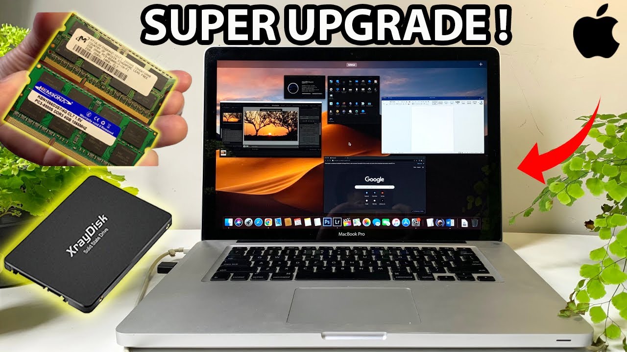 INCRÍVEL!! MELHORANDO AO MÁXIMO MACBOOK DE 15 ANOS! MACBOOK PRO 15" 2008 UPGRADE SSD MEMÓRIA E MACOS