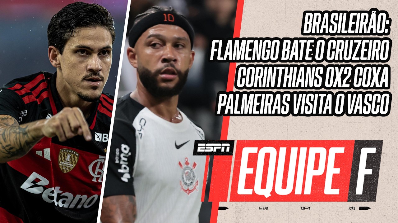 AO VIVO: PALMEIRAS X VASCO | SÃO PAULO X CHAPECOENSE | FLAMENGO VENCE O CRUZEIRO | EQUIPE F