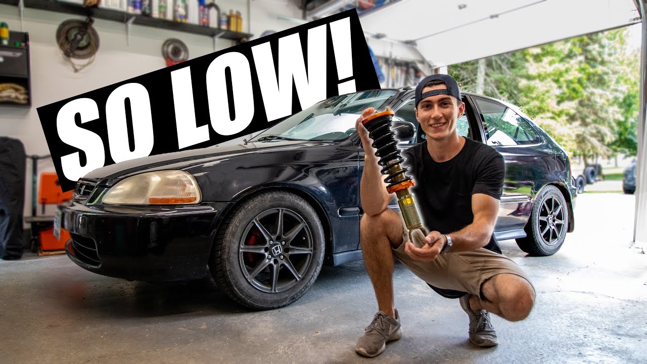 Slamming the EK Hatch! - Best Budget Coilovers