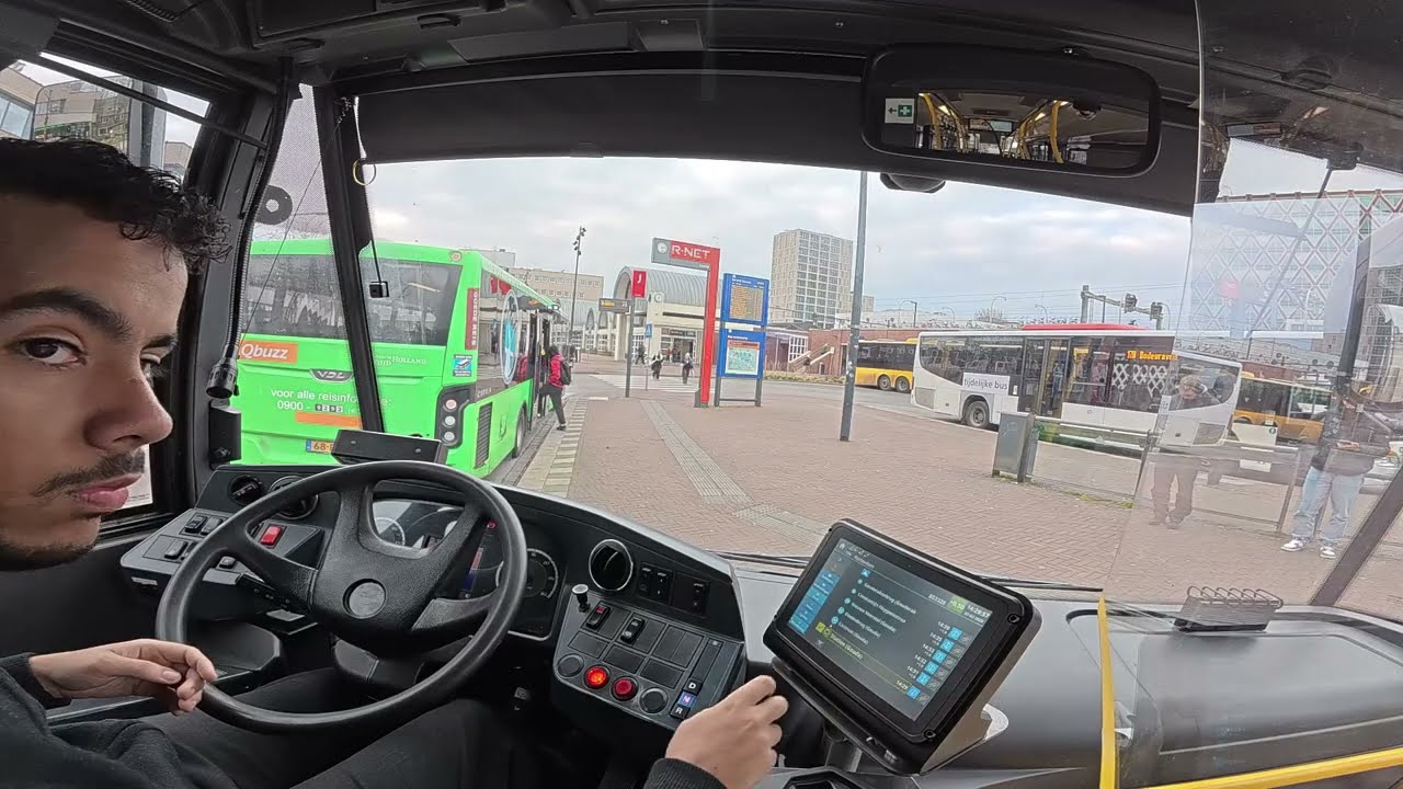 BUS DRIVER POV : EX BERLIN CITEA 8154 ( Qbuzz Line: 196) Gouda-Rotterdam Capelsebrug  2025