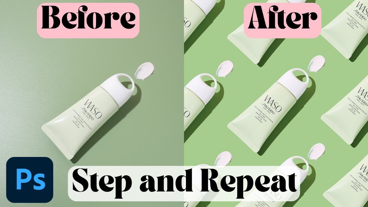 How to edit a STEP AND REPEAT pattern in Photoshop