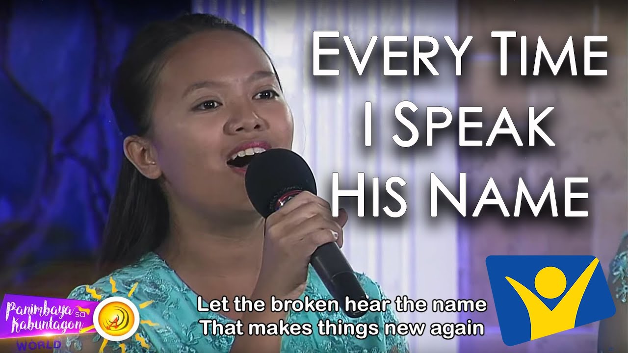 Every Time I Speak His Name | Selah Note (Cover)