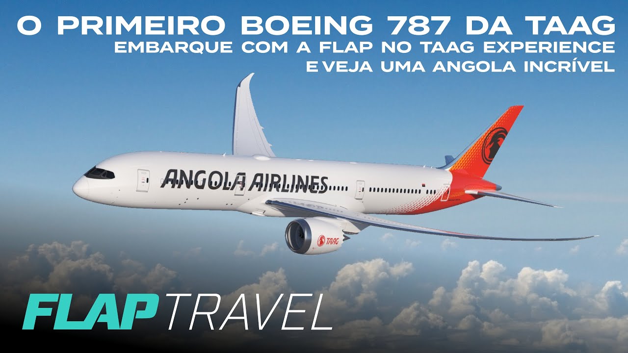O primeiro Boeing 787 da Taag