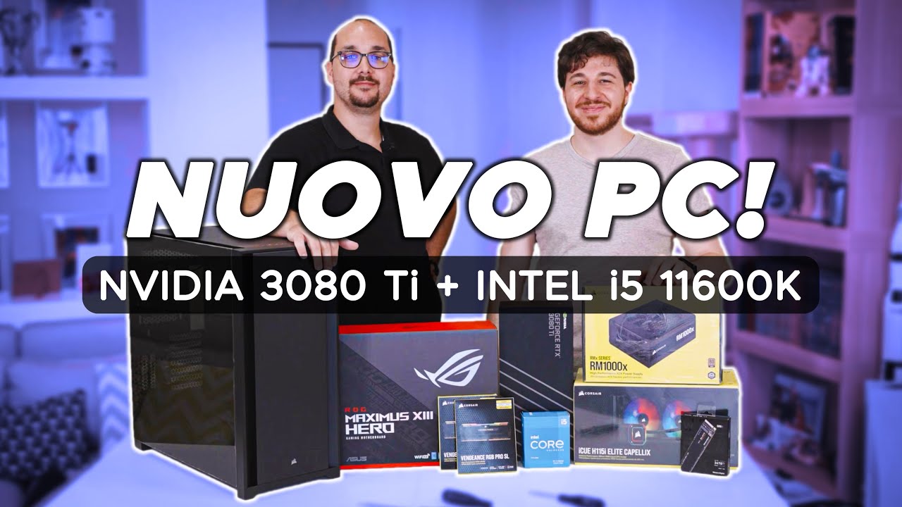 Il nuovo PC GAMING di Lorenzo: RTX 3080 Ti + Intel 11600K (e tanti gattini)