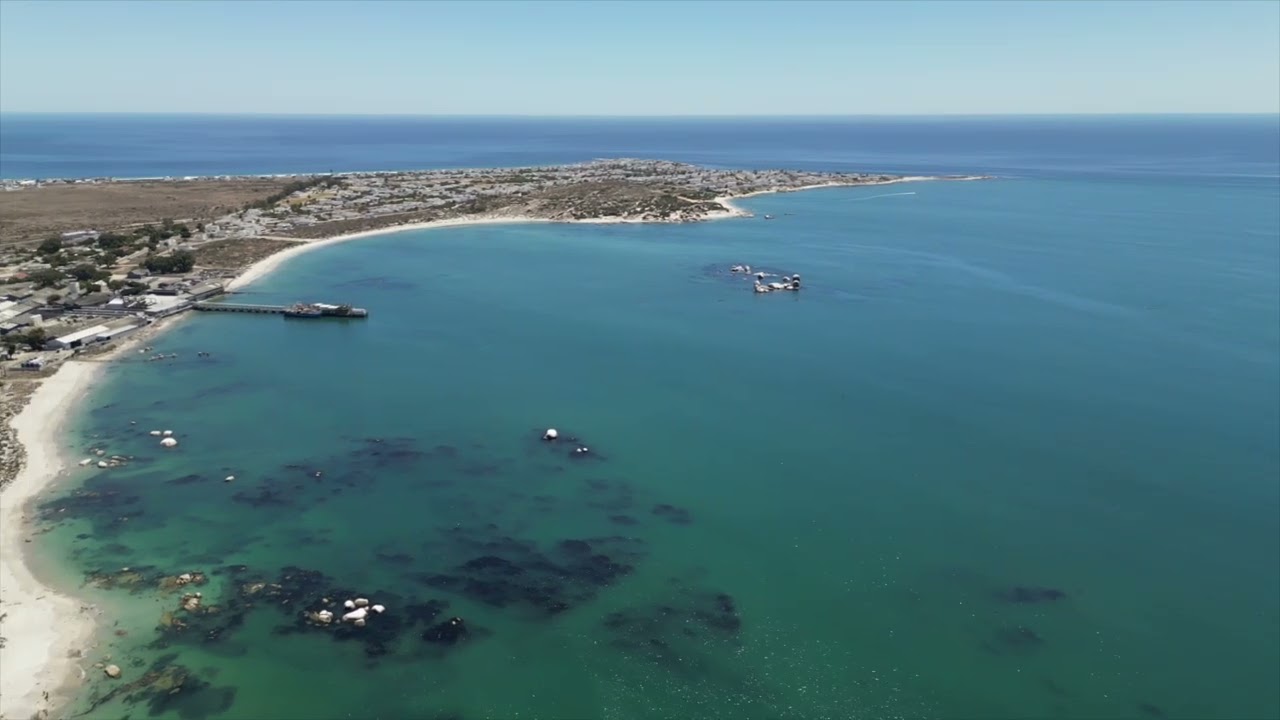 Lens over ST Helena Bay on the West Coast of South Africa