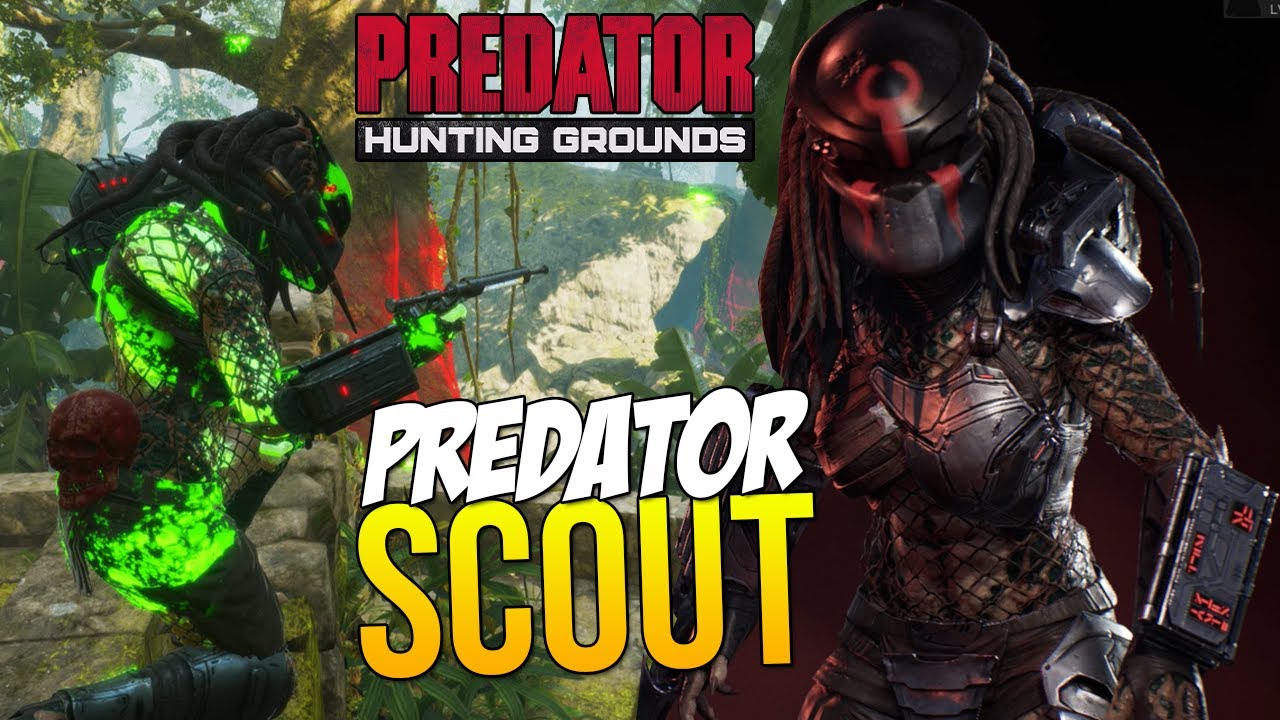 NEW FEMALE PREDATOR SCOUT CLASS GAMEPLAY in Predator Hunting Grounds 