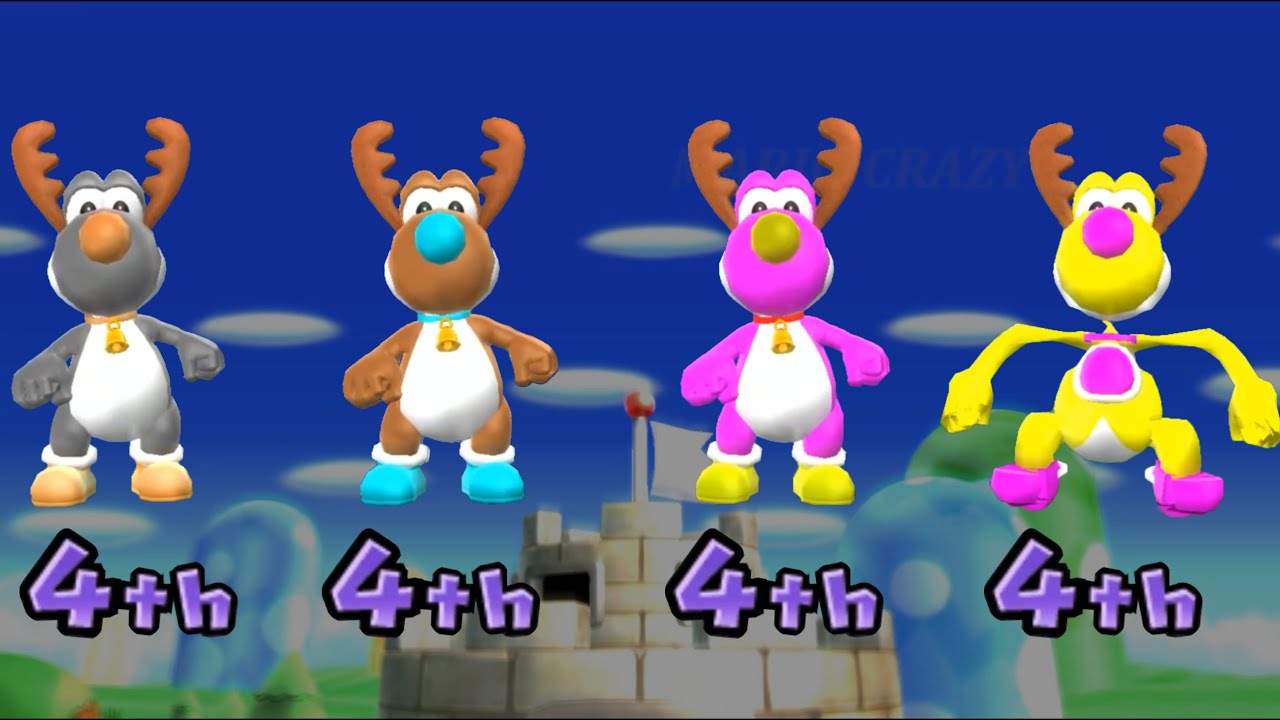 Mario Party 9 Step It Up - Kamek vs Toad vs Wario vs Peach vs Yoshi