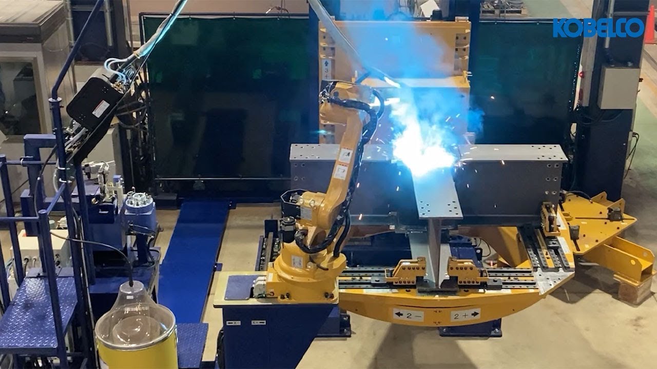 鉄骨反転仕口・コア兼用溶接ロボットシステム