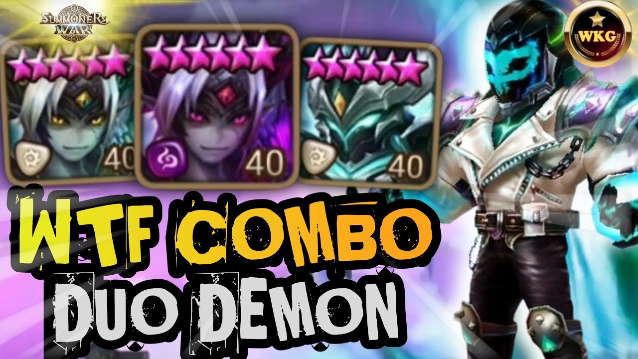 BRUTAL DMG COMBO DEMON with LIGHT SLAYER IN RTA SUMMONERS WAR