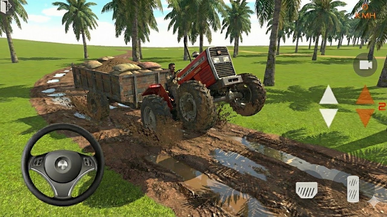 Fully Loaded Tractor Trolley Stuck in Deep Mud 😱 | Heavy Power Test