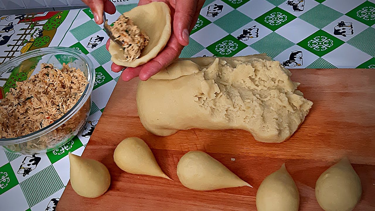 Como fazer coxinha fácil - massa de coxinha simples