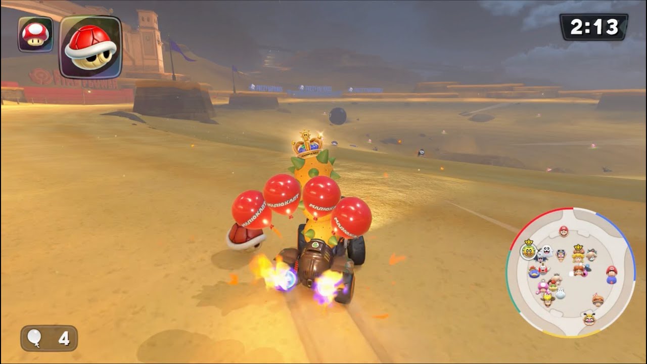 Mario Kart World: Chain Chomp Desert (Balloon Battle) [1080 HD]