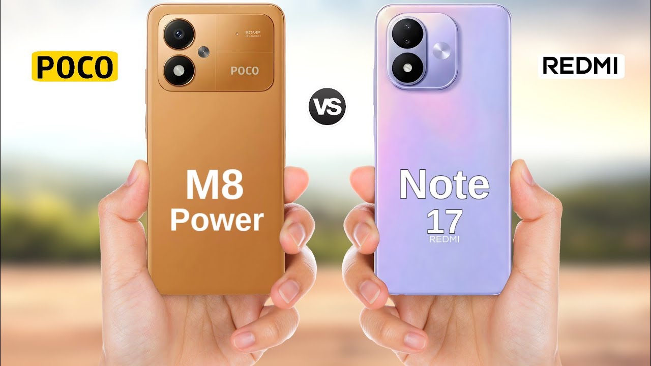 Poco M8 Power 5G vs Redmi Note 17 5G || Full Comparison 
