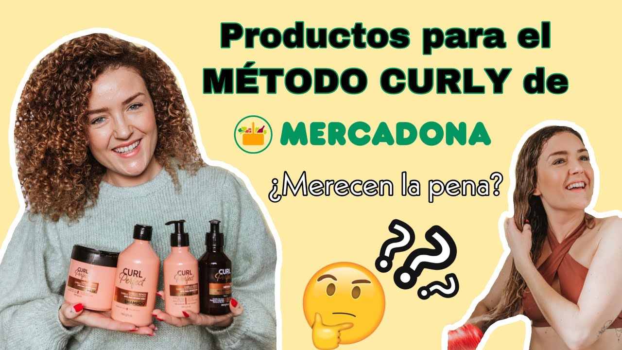 😮Los NUEVOS productos APTOS para el ➰ MÉTODO CURLY GIRL  de MERCADONA.