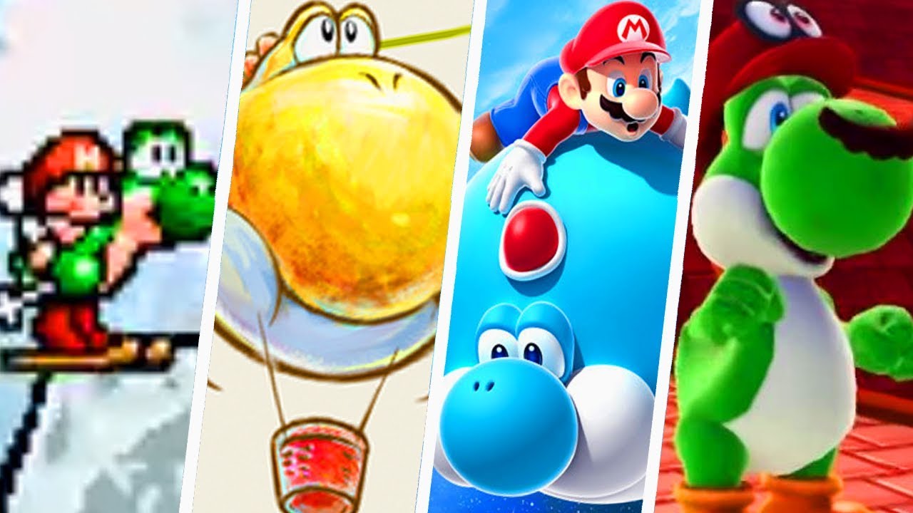 Evolution of Yoshi Power-Ups (1990 - 2019)