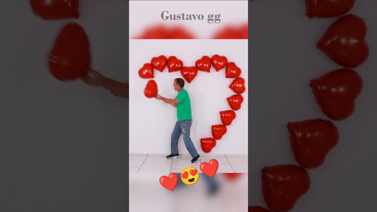 💖 Valentine&rsquo;s Day Decorations 💖 HOW TO MAKE A BALLOON HEART 💖  February 14 💖 Gustavo GG