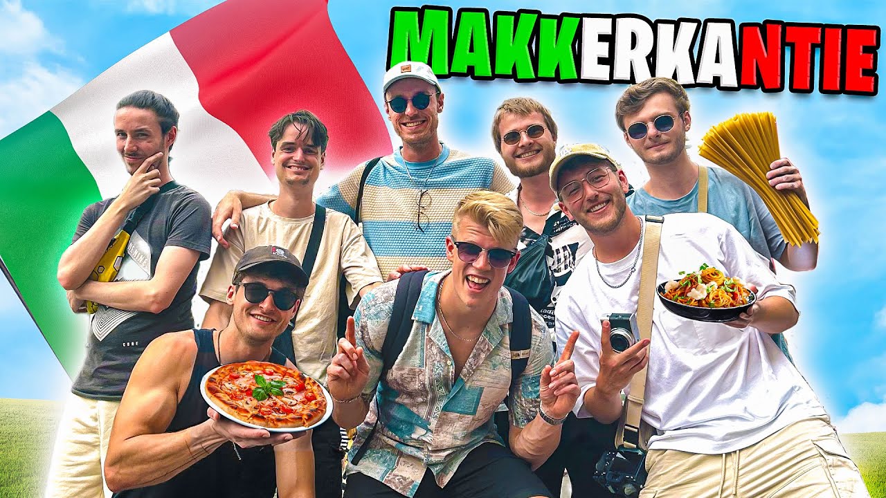 MAKKERS gaan op VAKANTIE naar ITALIË!