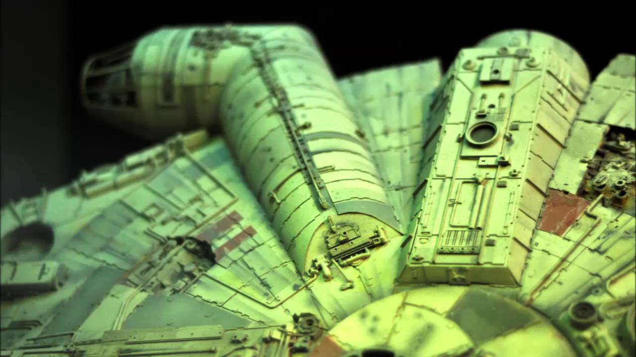 HD pictures Millenium Falcon ESB screen used prop