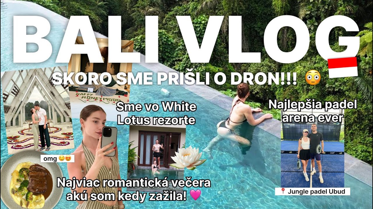 Moj sen sa splnil!! Hrala som padel na Bali! 😍