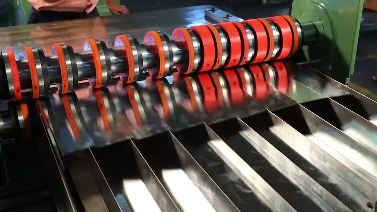 Recon Gang Slitter GS-1 with Sheet Stacker Table ST-1