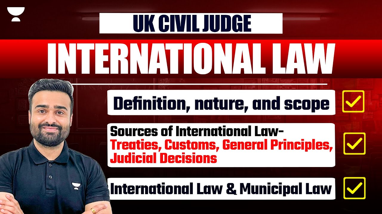 International Law | Uttarakhand Judiciary | UK Civil Judge 2025 | Vishal Singh