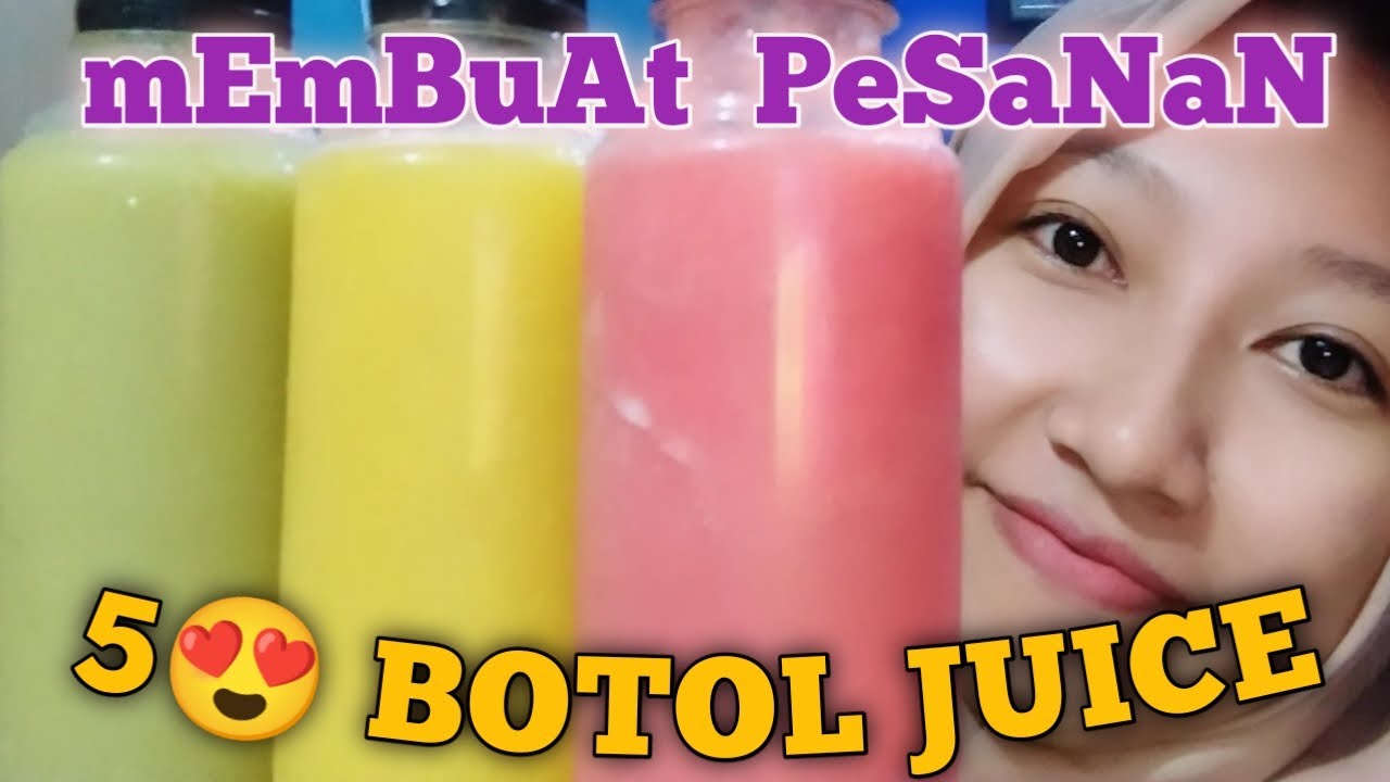 IDE JUALAN JUS BUAH SEGAR DALAM KEMASAN BOTOL 250ML AUTO LARIS MANIS 👍 DAPAT PESANAN 50 BOTOL JUS 😱