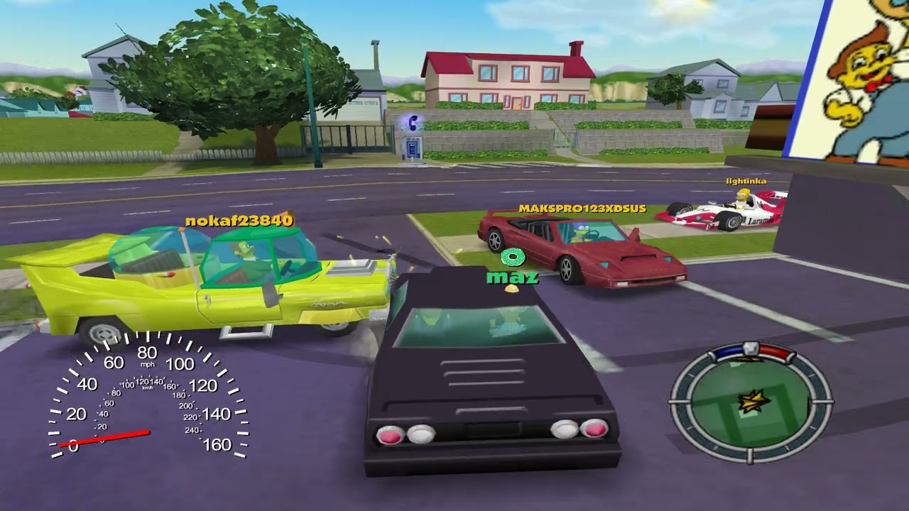 The Simpsons: Hit & Run MULTIPLAYER