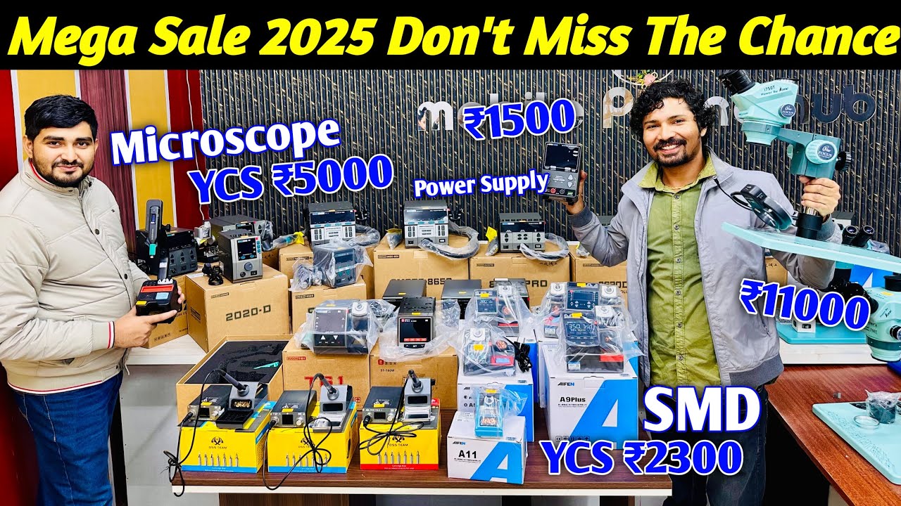 Mega Sale 2025 Don’t Miss The Chance | YCS, Microscope, Power Supply, SMD Sale 💥💥💥
