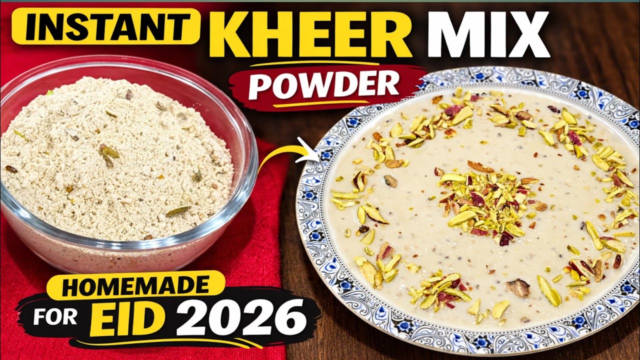 Instant Kheer Mix Powder | Homemade Kheer Mix for Eid 2026