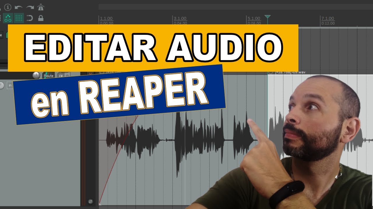 Cómo EDITAR AUDIO en REAPER // EDICIÓN de AUDIO en REAPER