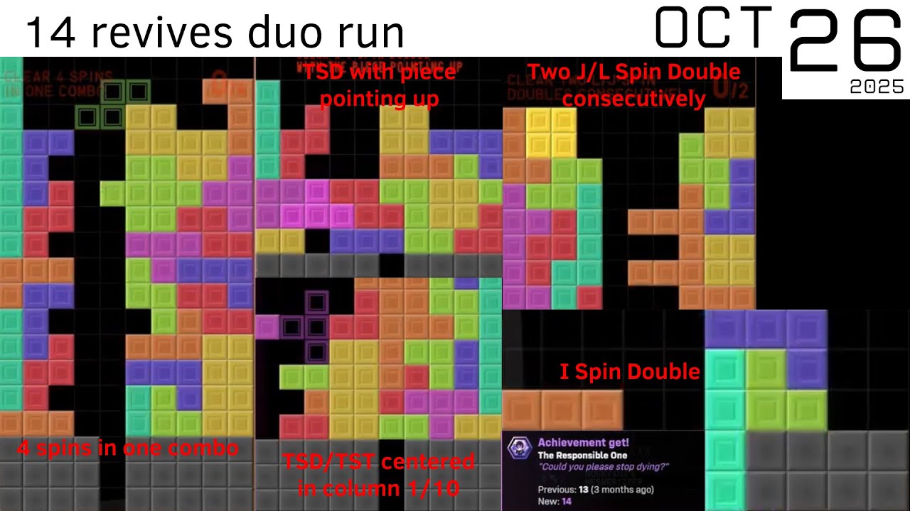 [Tetr.io] 14 revives duo run