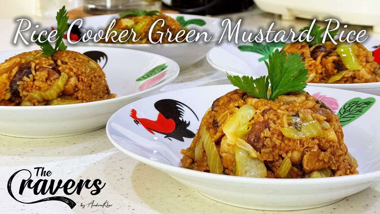 This Simple Rice Cooker Dish Tastes Better Than I Expected ｜Rice Cooker Green Mustard Rice | 电饭锅芥菜饭