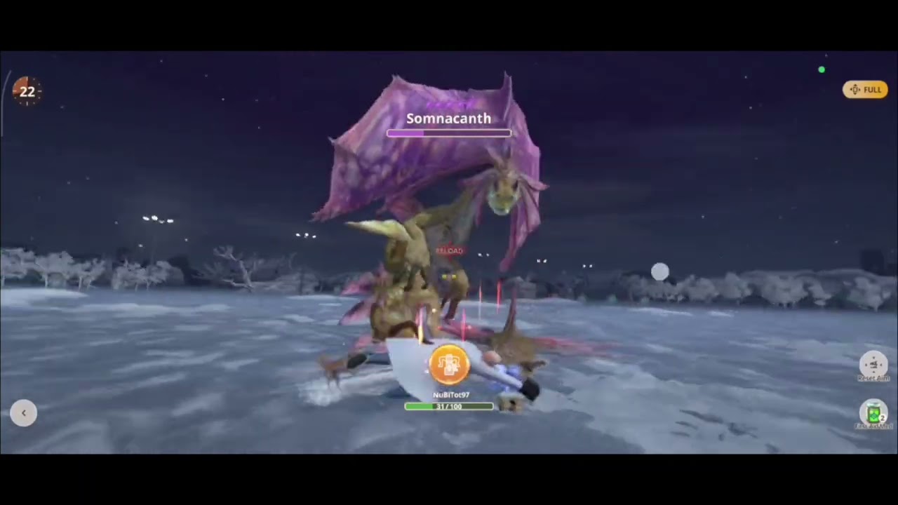 SLEEPLESS BATTLE!!! Urgent Quest HBG Deviljho Vs Somnacanth 10* 😴 #mhn #mhnow #monsterhunternow