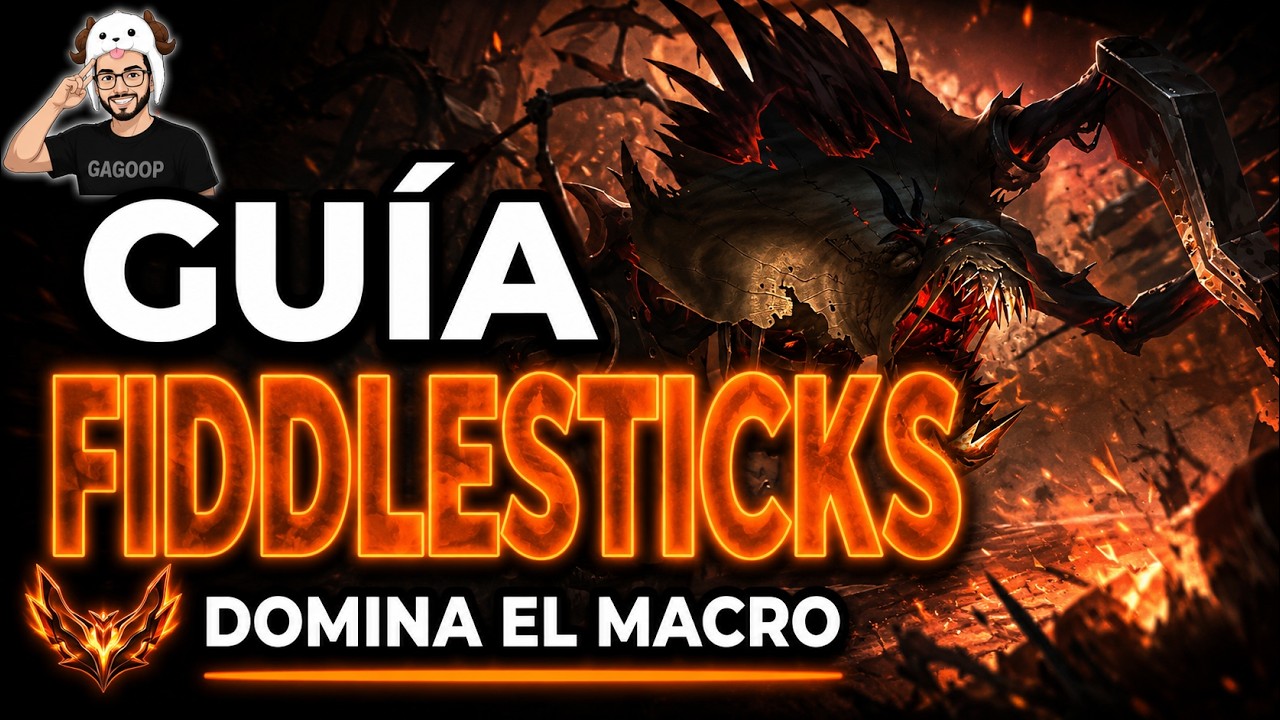 GUÍA FIDDLESTICKS S14 JUNGLA Y SUP (COMO JUGAR CON FIDD - COMBOS) HABILIDADES, RUNAS, OBJETOS 14.24