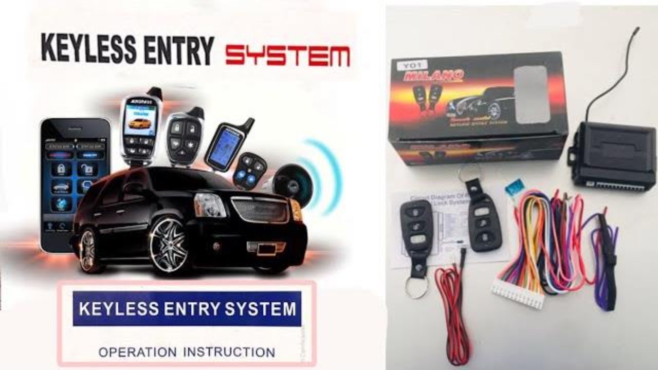 How to install your car KEYLESS ENTRY SYSTEM! (Step-by-step Operation Instruction)
