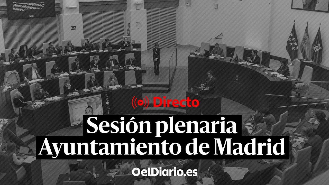 🔴 DIRECTO | Pleno municipal del Ayuntamiento de Madrid