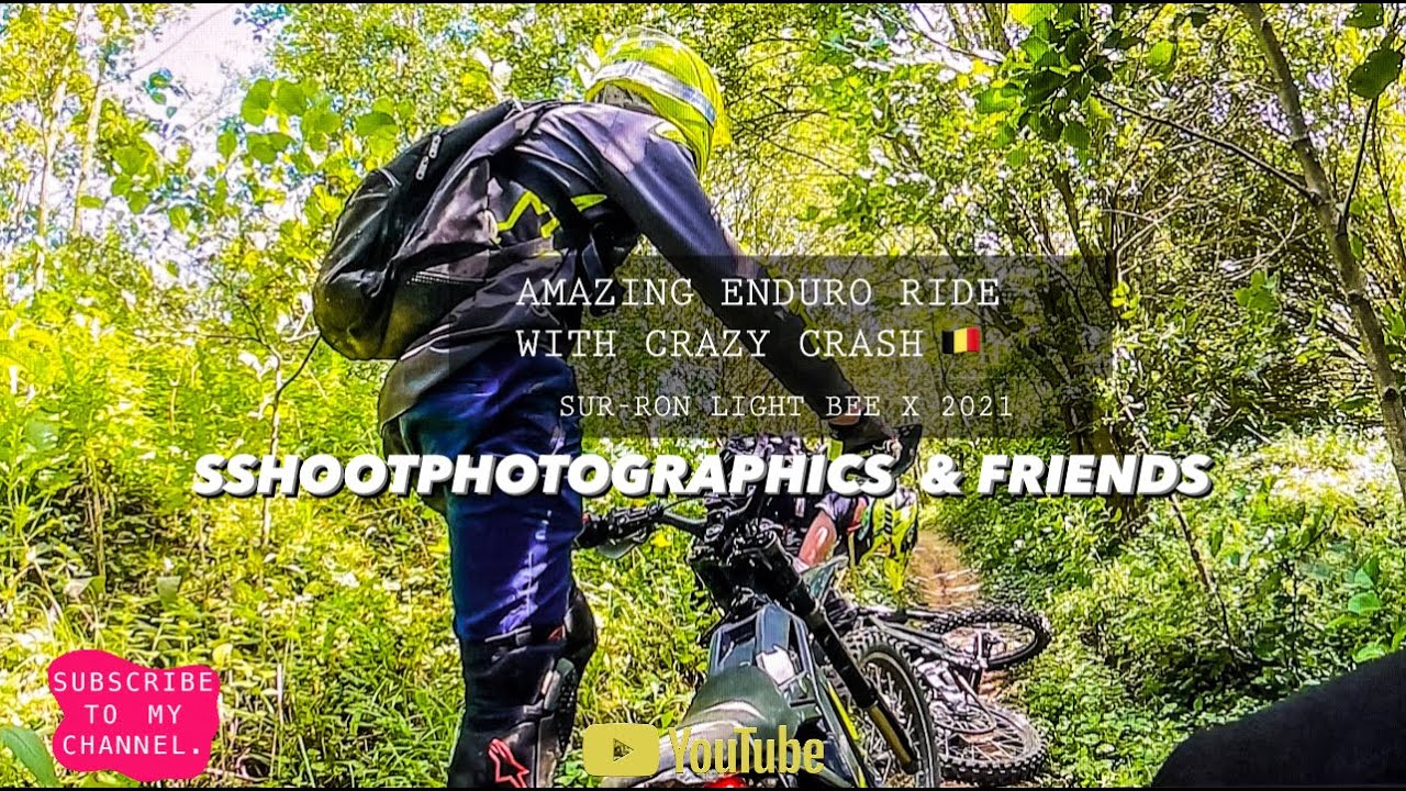 AMAZING ENDURO RIDE WITH CRAZY CRASH -  SUR-RON LIGHT BEE X 2021