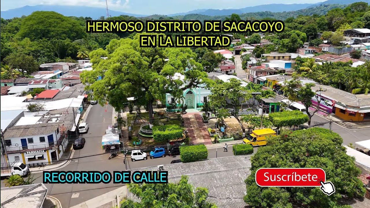 Hermoso Distrito de Sacacoyo, La Libertad, EL SALVADOR 2025.