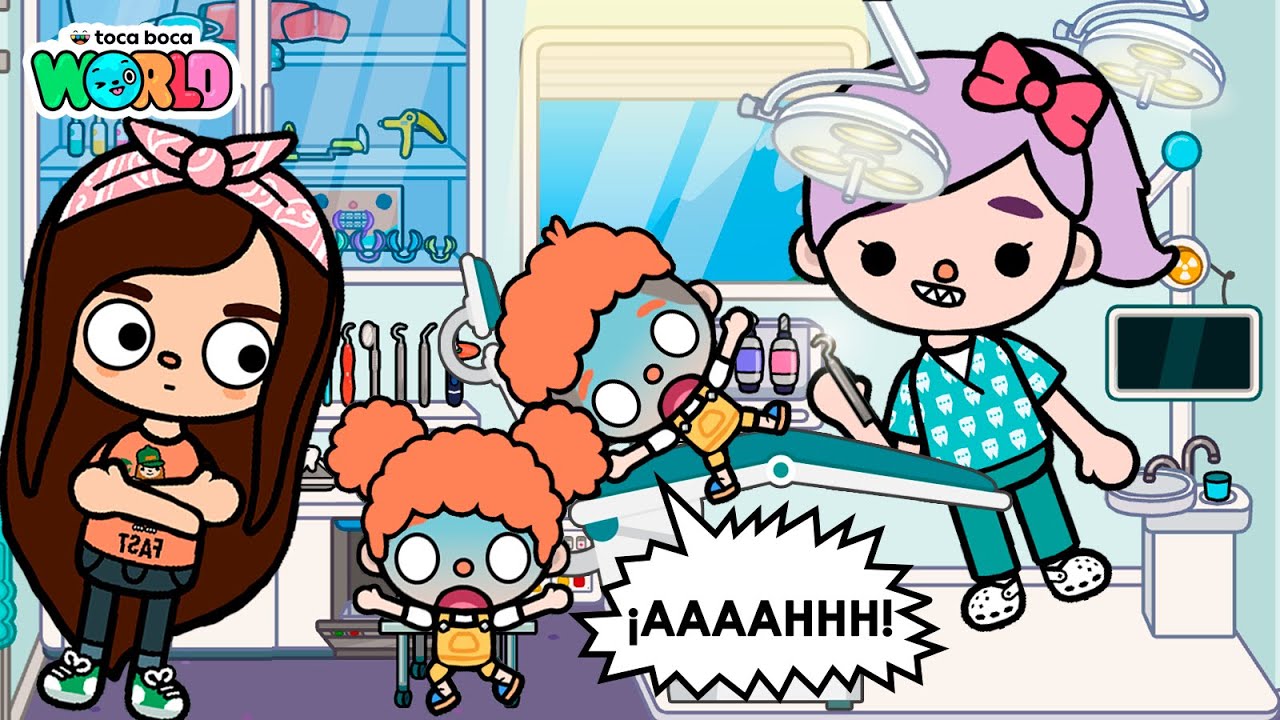 🦷😱 ¡MIS BEBÉS TIENEN MIEDO AL DENTISTA! | Luna Forever en Toca Boca Life World