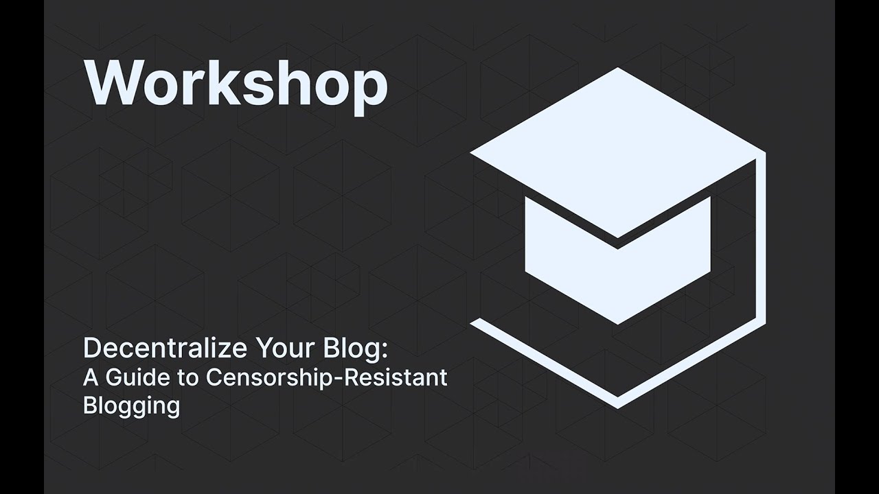 Decentralise Your Blog: A Guide to Censorship-Resistant Blogging