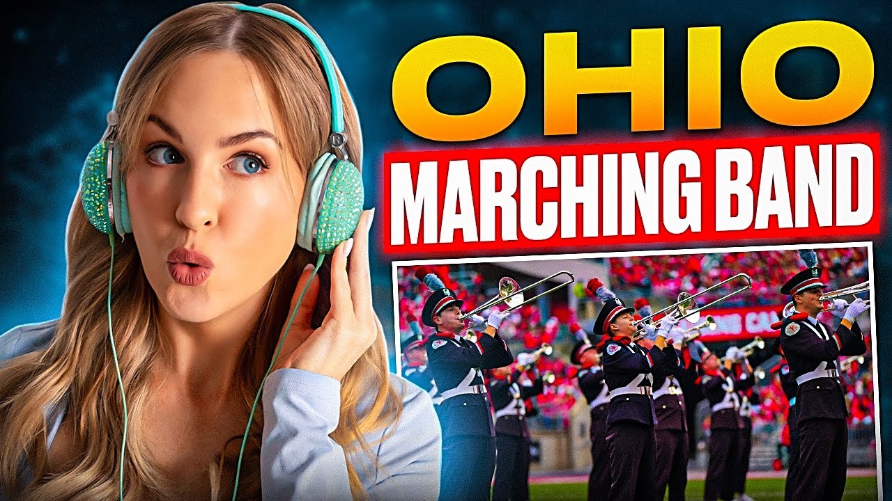 Irish Girl Reacts to The Ohio State Marching Band for the First Time