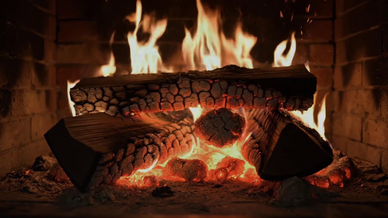 Cozy Fireplace & Piano | Perfect Background for Focus & Calm