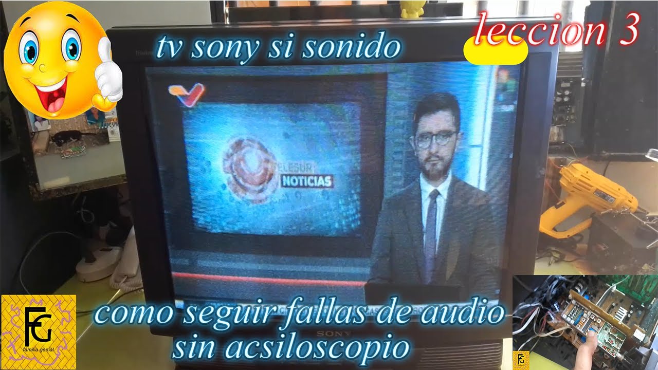 TELEVISOR SONY TRINITRON 29 SIN AUDIO ,  LECCION 3 COMO SEGUIR FALLAS DE AUDIO 😱😻