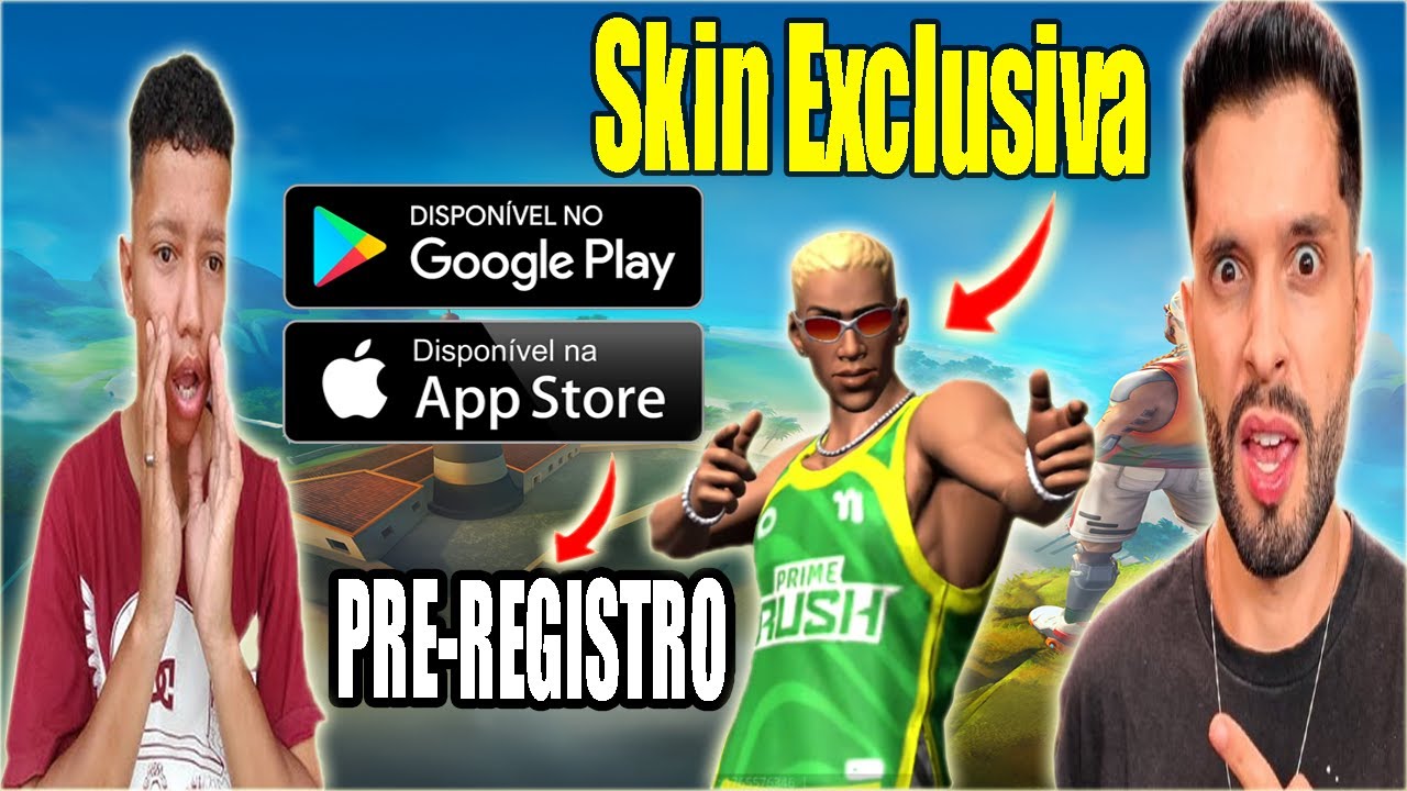 &Eacute; OFICIAL !! SKIN EXCLUSIVA DO PR&Eacute;-REGISTRO DO PRIME RUSH !! #primerush #weslleybdn #primerushbeta