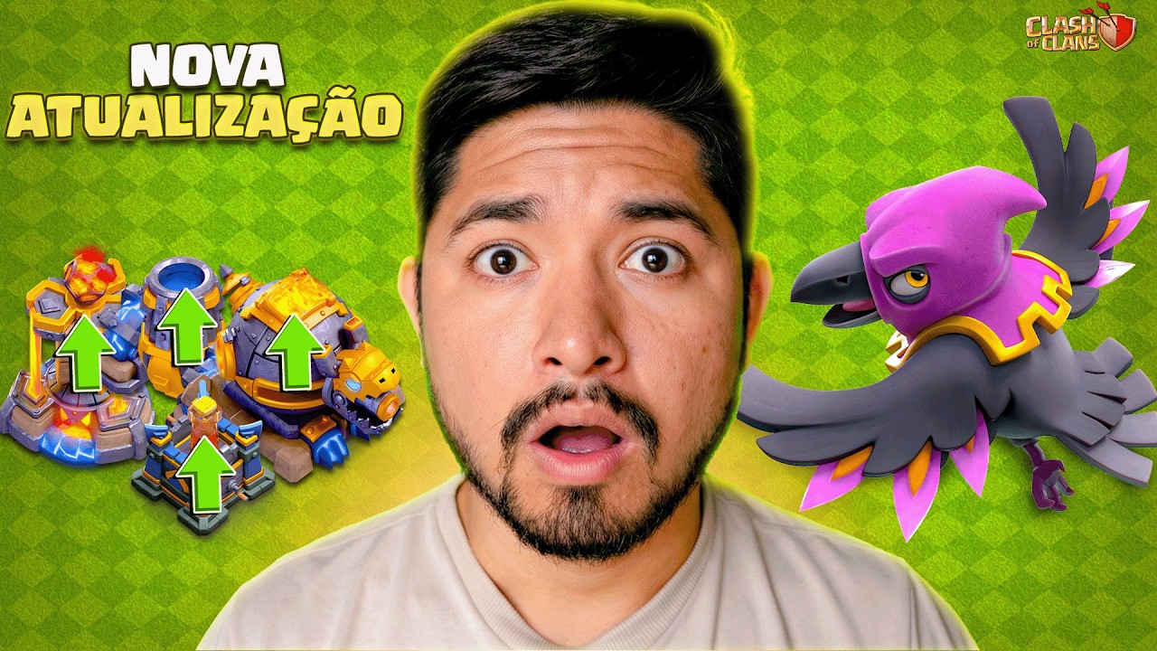 NOVOS NÍVEIS DE DEFESA E TROPA + NOVO PET! - CLASH OF CLANS