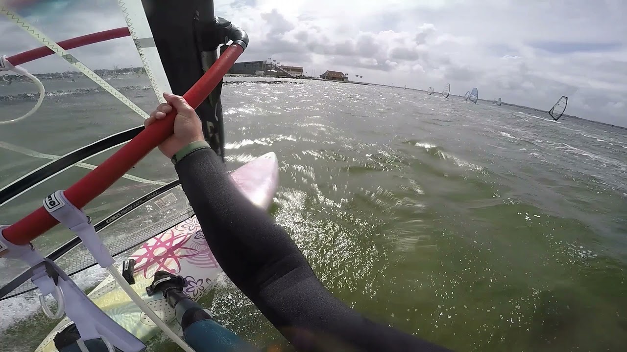 Windsurfen Brouwersdam, Bic Adagio 270, 107L (30 jaar oud)