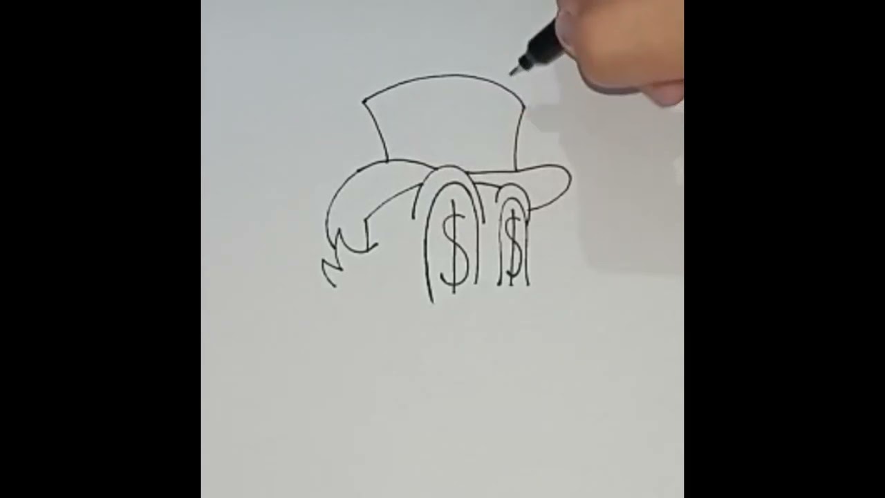 Como desenhar o Tio Patinhas de forma fácil!