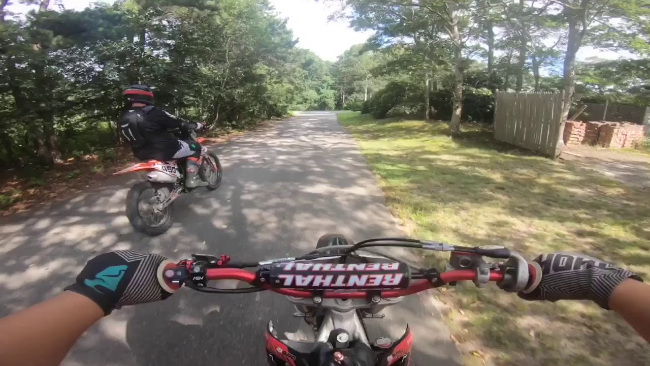 Riding the CRF250R