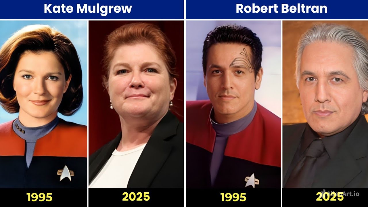 Star Trek Voyager 1995 Cast Then & Now 2025 | 2D Data