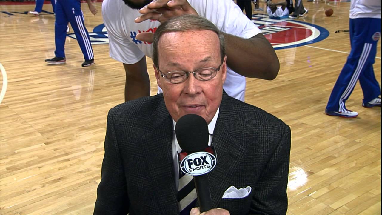 Andre Drummond Videobombs Pistons Broadcaster George Blaha